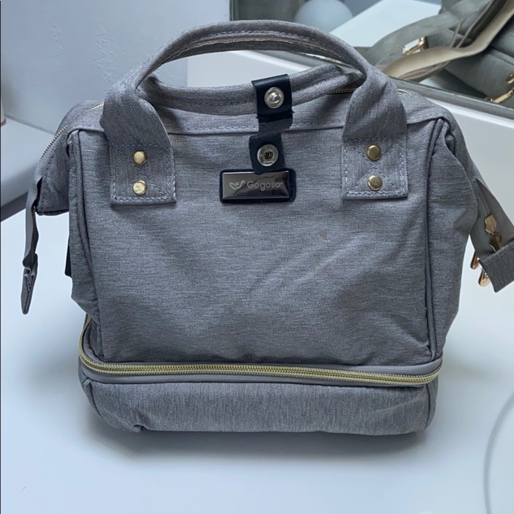 Insulated backpack for small breast pump or lunch
